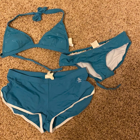 3 piece Original Penguin Bikini set - Picture 1 of 4